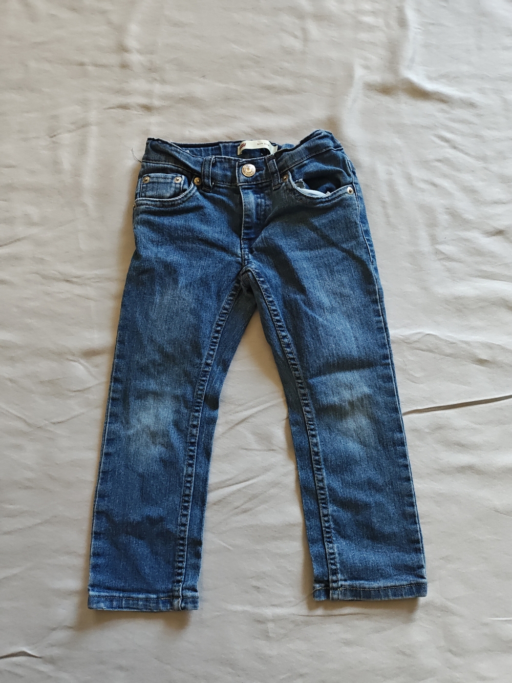 Classic Kids Levi's Blue Denim Jeans - Comfortable Everyday Bottoms